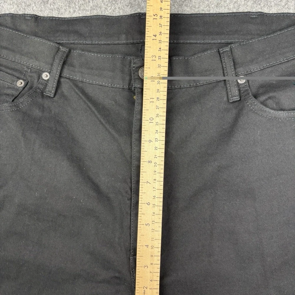 Levi's 541 Jeans Mens 42x30 Athletic‎ Taper Black Straight Denim Classic Casual